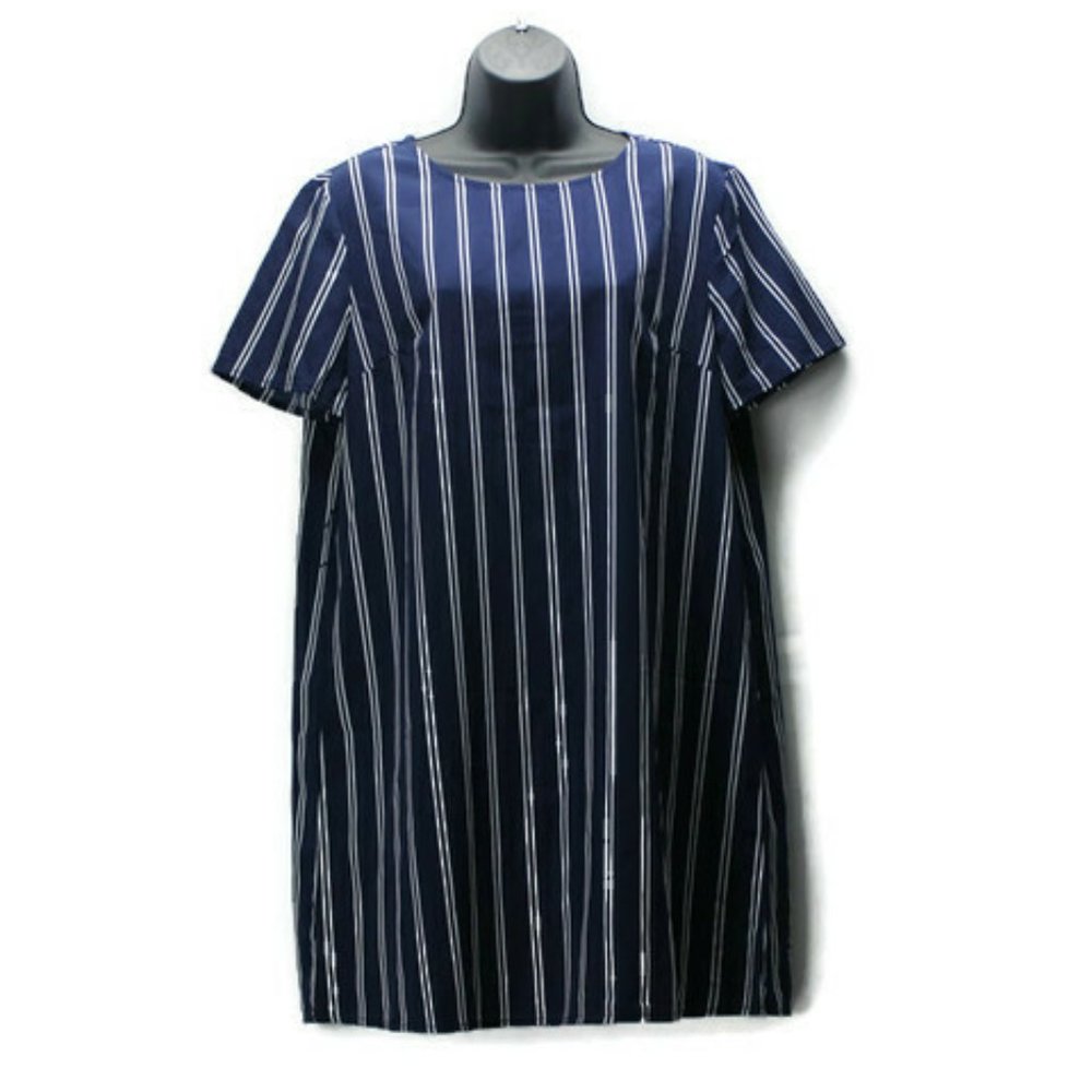 SHEIN Navy Striped Dress